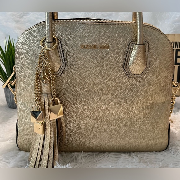 🎉🎉Michael Kors Mercer Dome Satchel Handbag Set - LIKE NEW! - Picture 4 of 16
